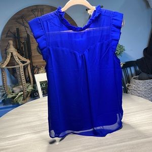 Colbalt Blue Blouse size L